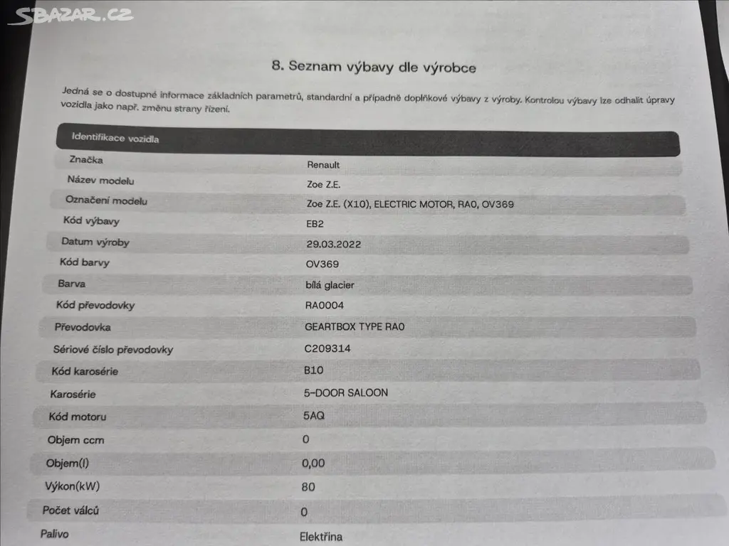 Renault ZOE, Experience SOH 94,9 V ZÁRUCE - fotka 4