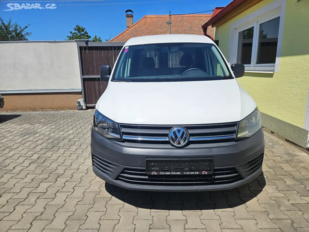 VW Caddy 2.0TDI 55kw 2018 nehavarované,TOP stav. - fotka 3