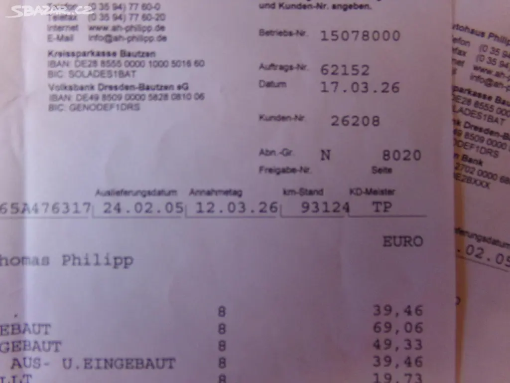 Audi A4, 1.6 MPi AMBITION - fotka 6