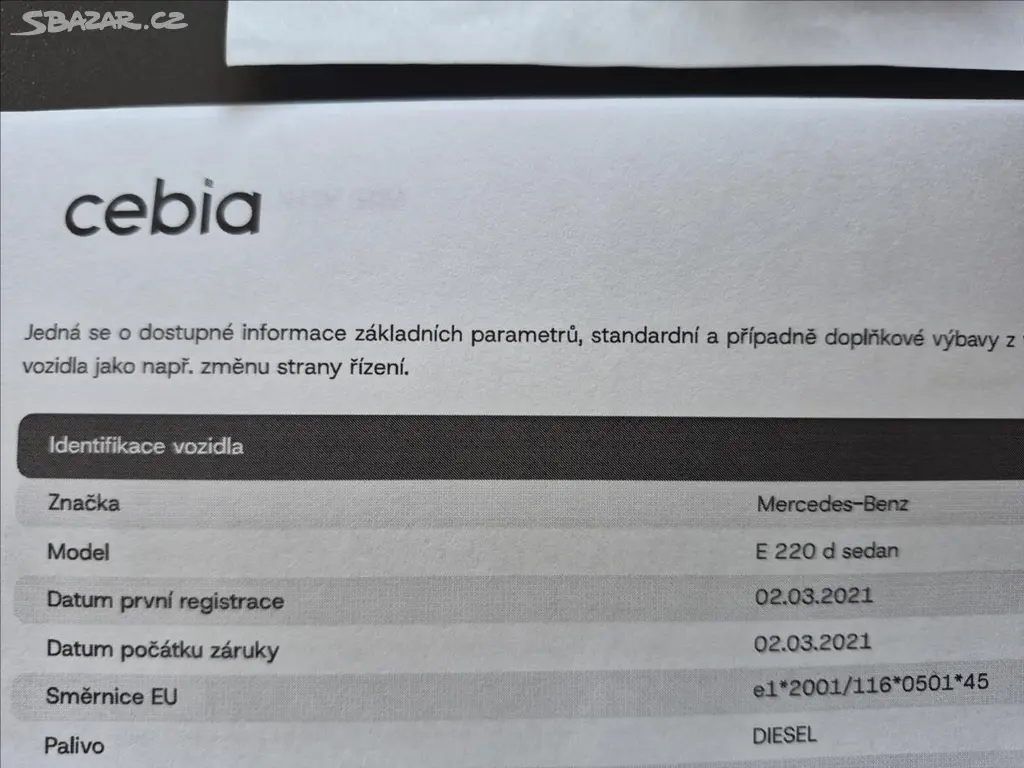 Mercedes-Benz Třídy E, 220d AMG PŘÍPRAVA - fotka 4