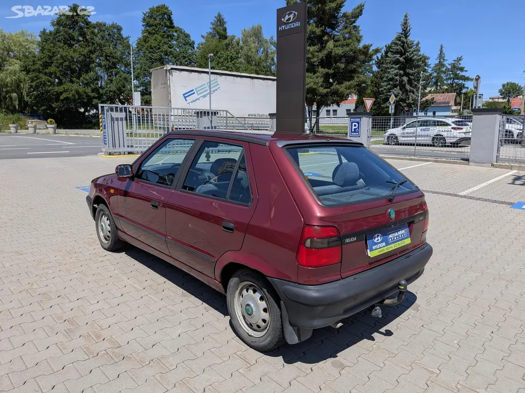 Škoda Felicia, 1,3 50kW TAŽNÉ ,CENTRÁL - fotka 5