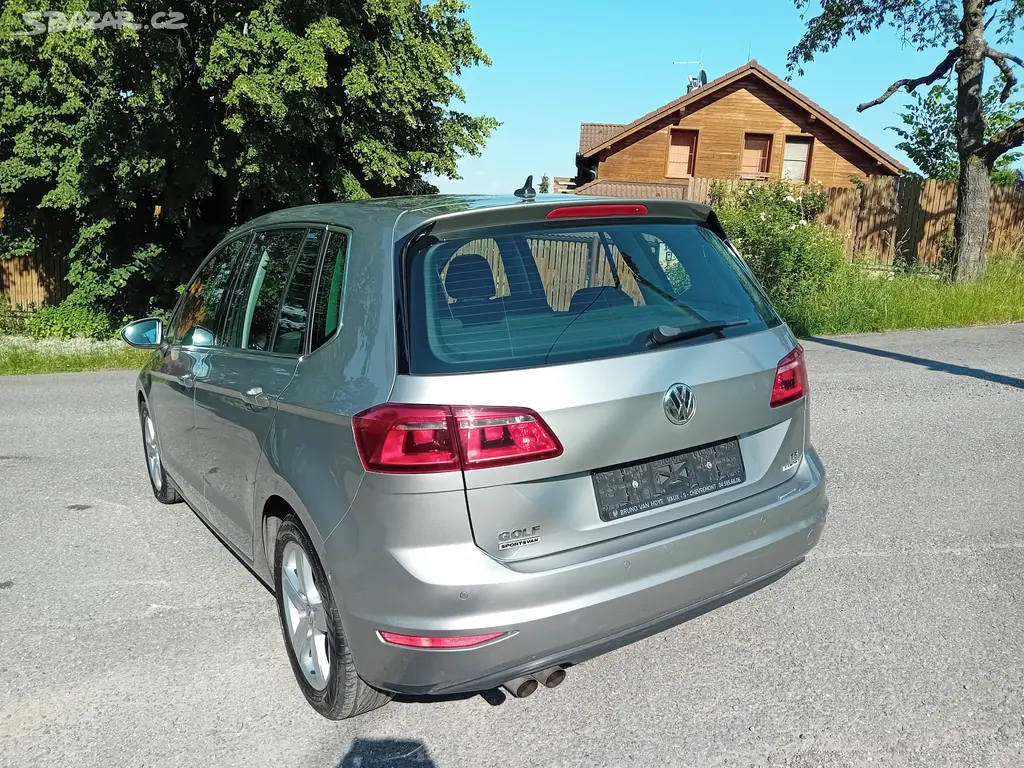 VW GOLF SPORTSVAN 1.4Tsi 92 kw, Dsg,Kamera, Servis - fotka 5