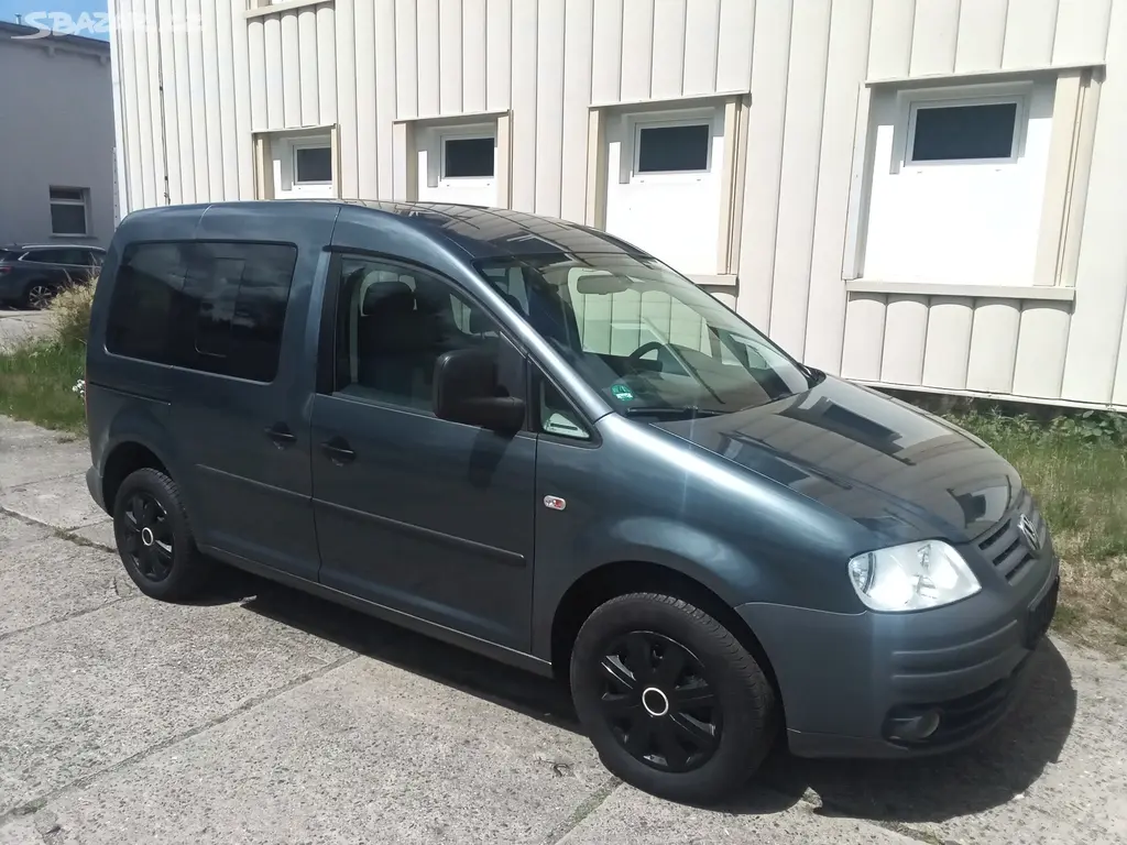Volkswagen CADDY Life 1.9TDI 77kW, šedá metalíza - fotka 2
