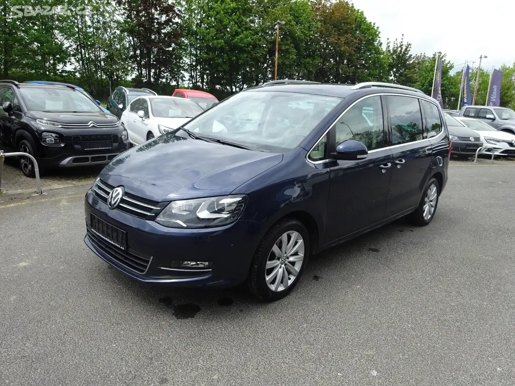 VOLKSWAGEN SHARAN 2,0 TDI, 7 MÍST,GARANCE KM