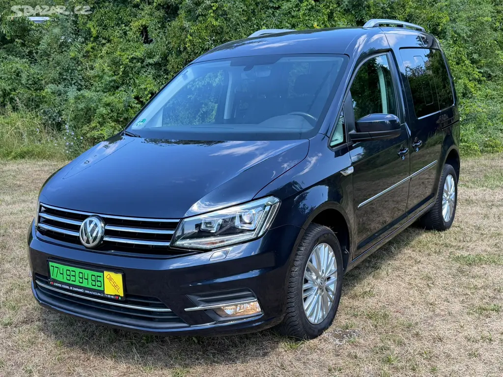 VW CADDY HIGHLINE 2,0 TDI - 110 KW, PARK. SENZORY