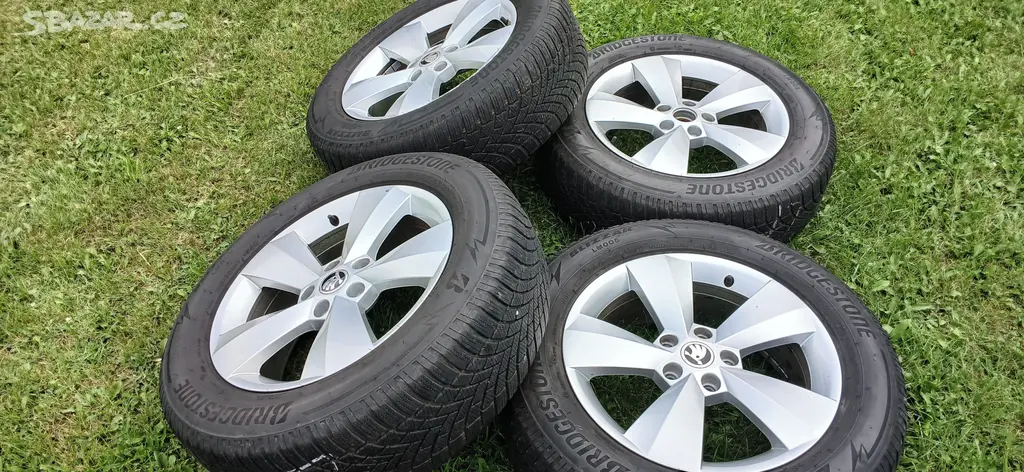 Prodám alu kola originál Škoda R17 - fotka 3