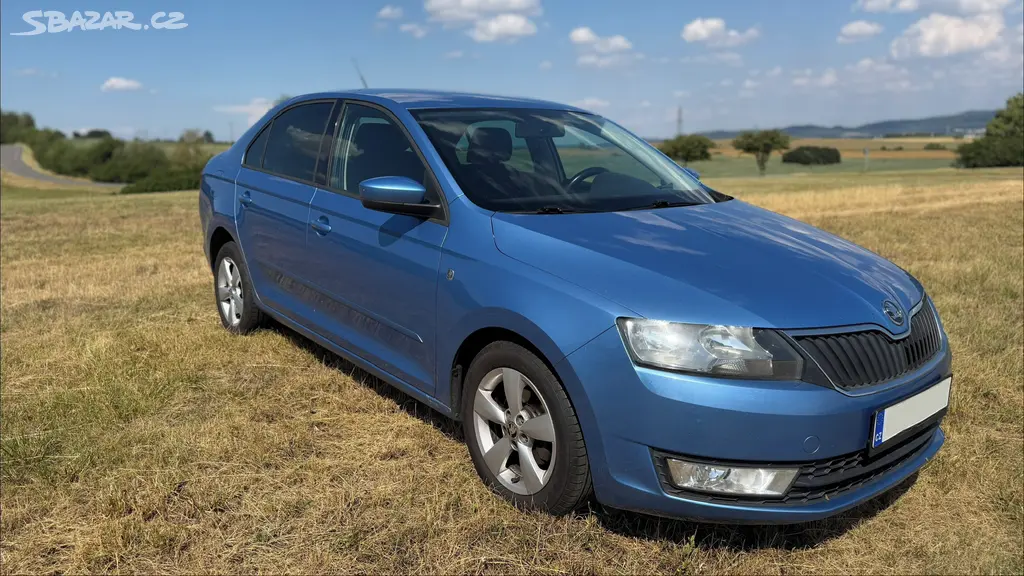 Škoda Rapid 1.2Tsi 63kw r.v.2012 modrá metalíza