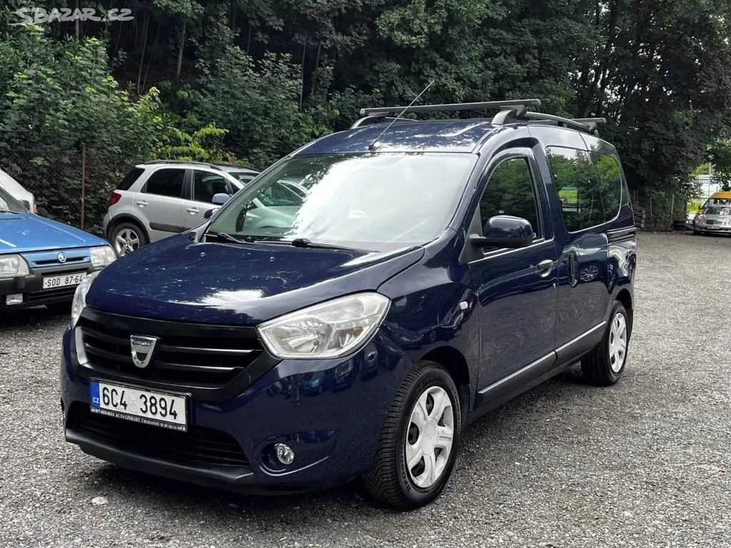 Dacia Dokker 1.5dci 66kW tažné klima nové ČR 2014
