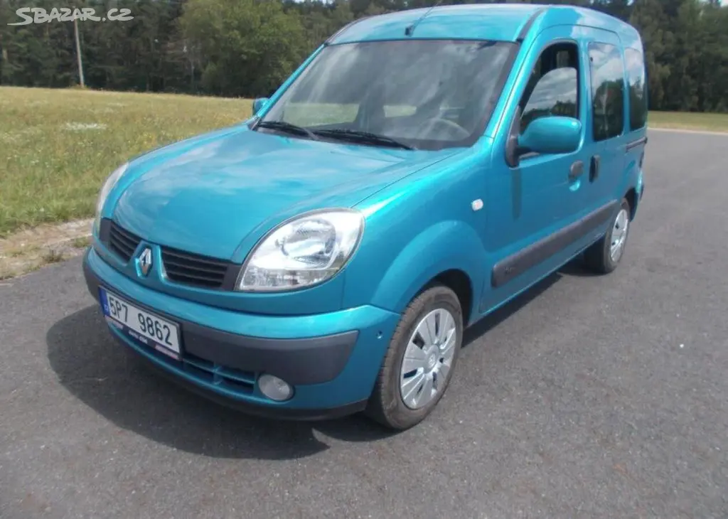 Renault Kangoo 1,2 koup ČR ,zachovalé auto benzín