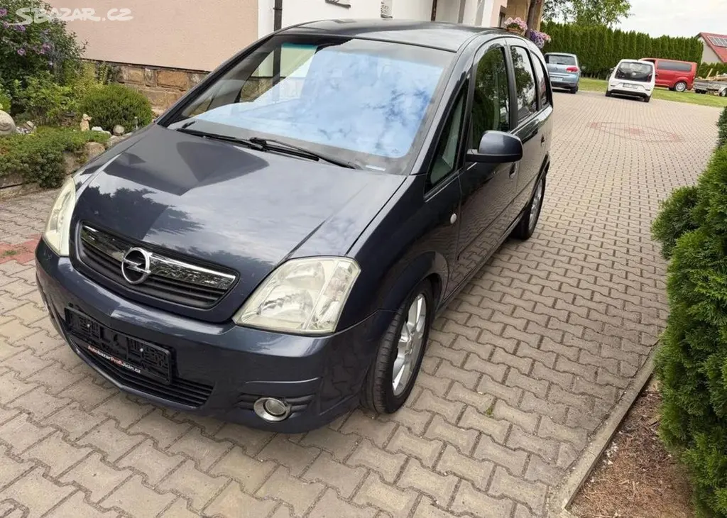 Opel Meriva 1,6i/77kw Nová STK,Tažné klima benzín