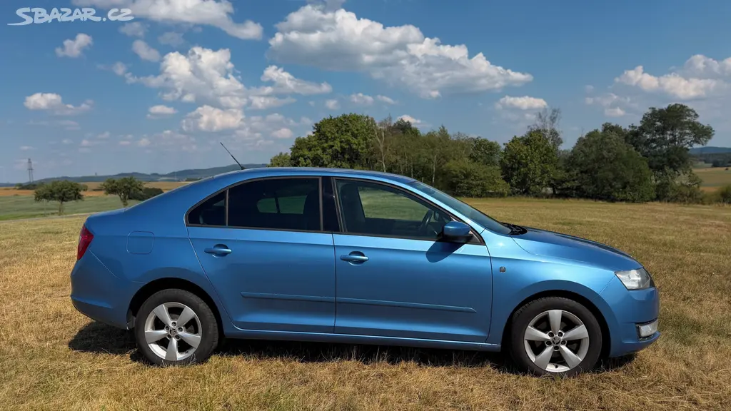 Škoda Rapid 1.2Tsi 63kw r.v.2012 modrá metalíza - fotka 6