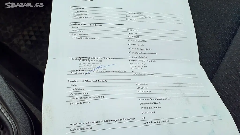 Volkswagen Caddy, MAXI 2.0Tdi 5-MÍST ODPOČET DPH - fotka 4