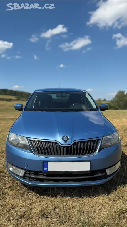 Škoda Rapid 1.2Tsi 63kw r.v.2012 modrá metalíza - fotka 3