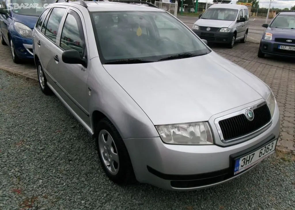 Škoda Fabia 1.4MPi 50kw,CZ,serviska benzín