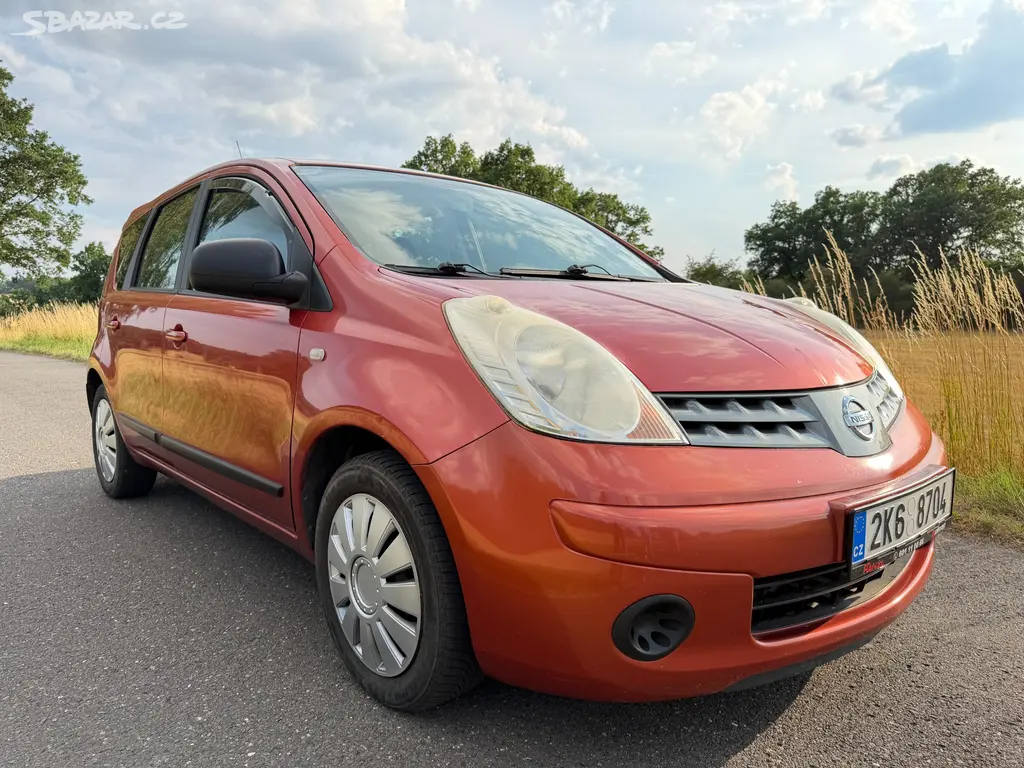 Nissan Note 1.4i, ČR, 1.MAJ, NOVÁ STK, TZ