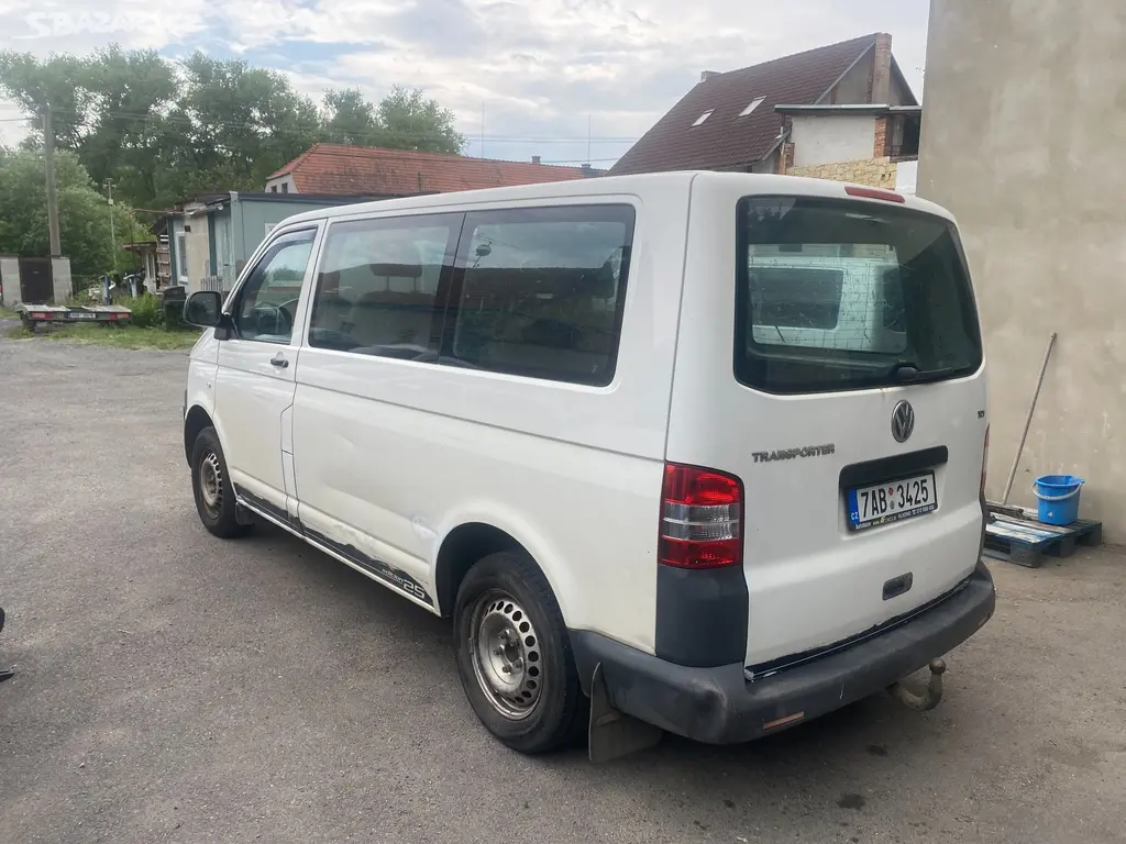 Volkswagen Transporter, 2,0tdi,75kw,6míst,nová STK - fotka 6