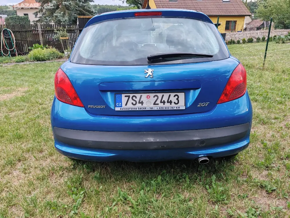 Peugeot 207, 1.6 16V, modrá metalíza, rok 2008 - fotka 4