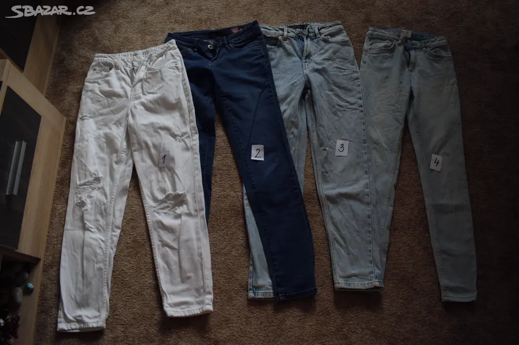 Náhled: Jeans, džíny, rifle xxs/32 FB sister, Kenvelo