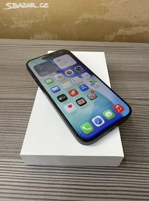 Náhled: Apple iPhone 15 Pro 128GB černý, 100% baterie