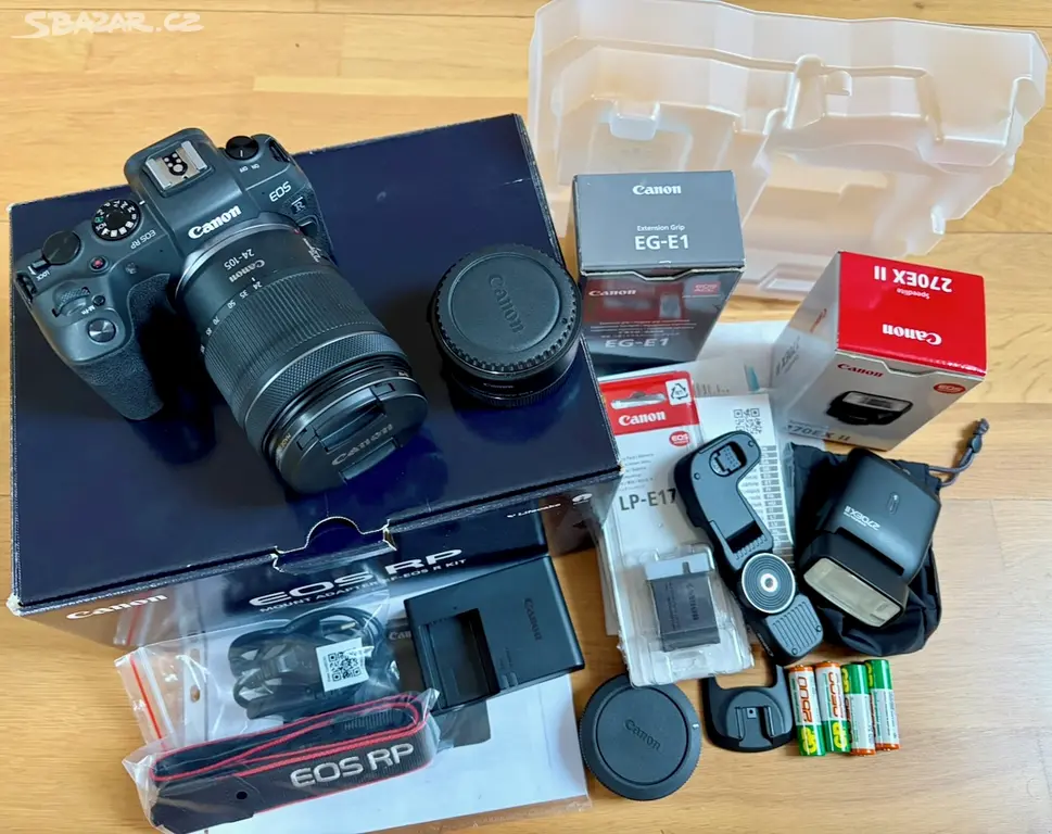 Náhled: Canon EOS RP + RF 24105, bohaté příslušenství