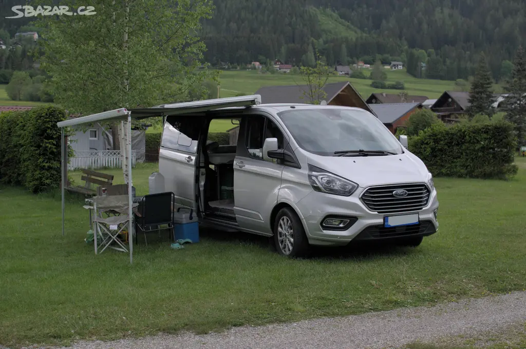 Ford Tourneo Custom L2, spací vestavba, markýza