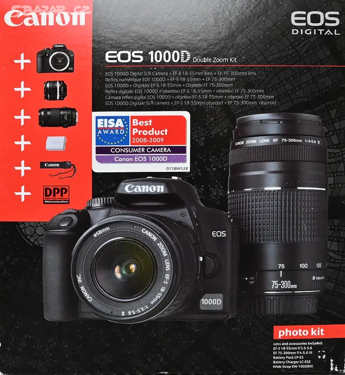 Náhled: Canon 1000D double zoom kit