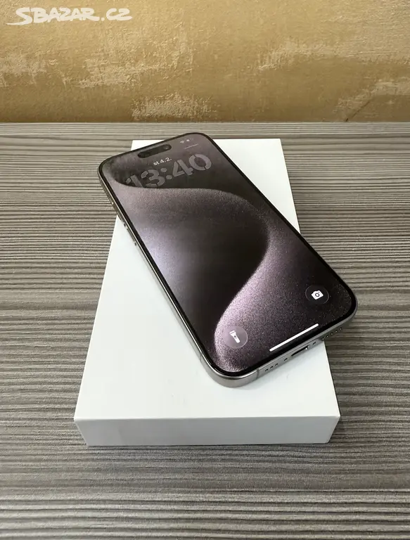 Náhled: Apple iPhone 15 Pro 128GB Natural, baterie 100%