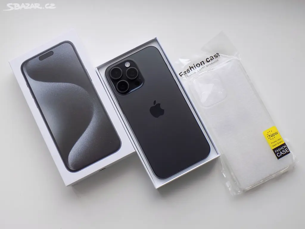 Náhled: Apple iPhone 15 Pro MAX 1TB Černý titan - 100% BAT
