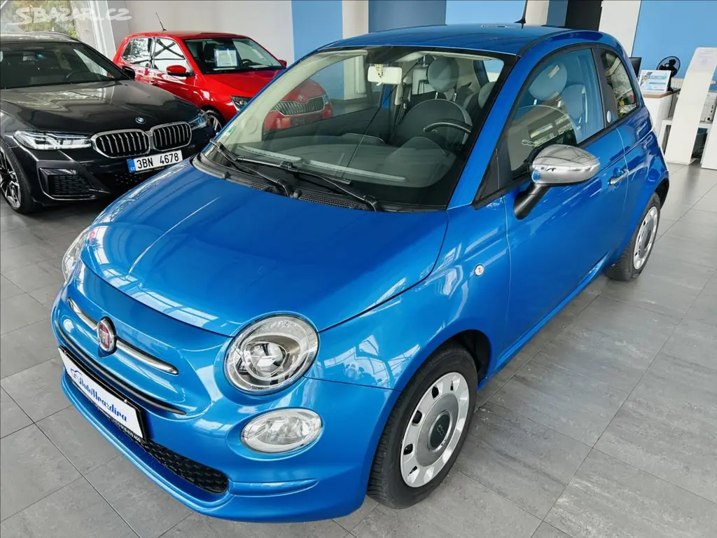 Fiat 500, 1,2 AUTOMAT,SERVISKA,MIRROR - fotka 3