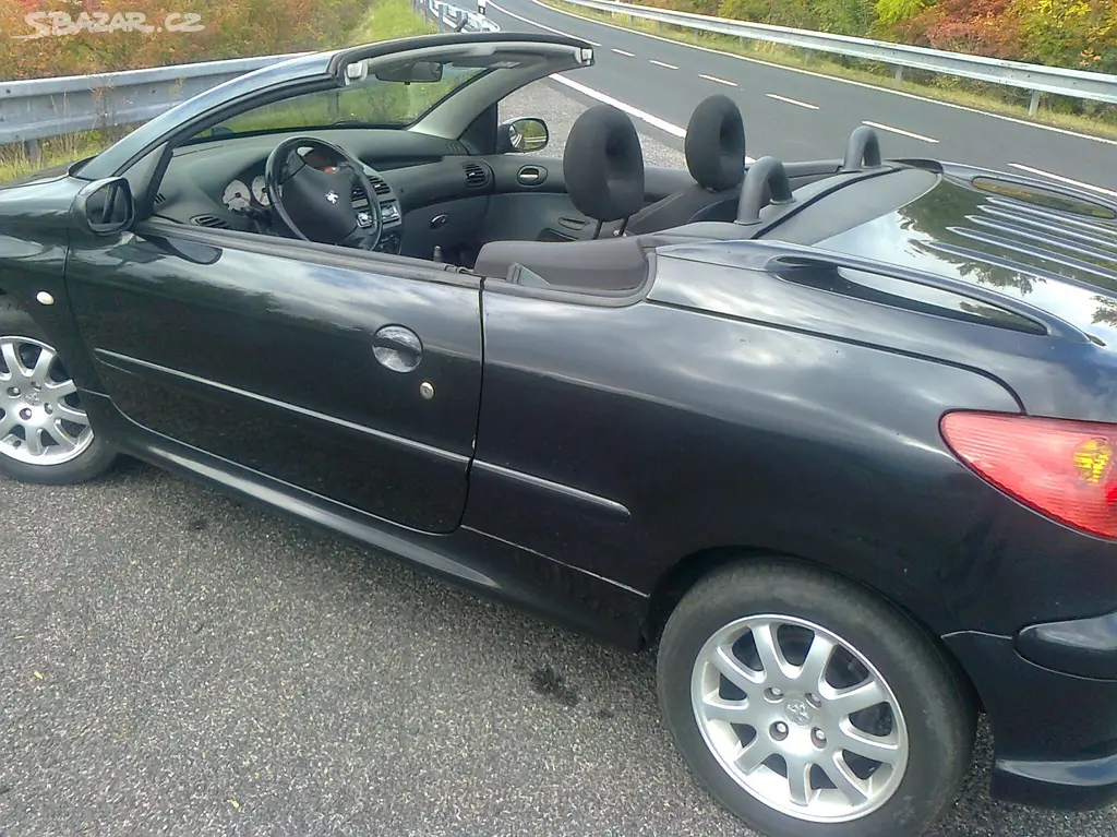 Peugeot 206cc,cabrio,NOVÉ STK 5/2028,r.05,1.6i,ALU - fotka 2