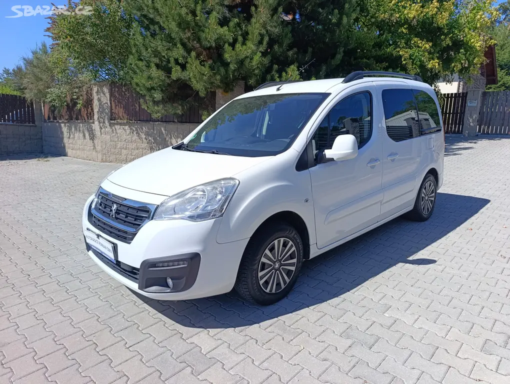 Peugeot Partner Tepee,2017,ČR,serv.k,1.6VTi,záruka