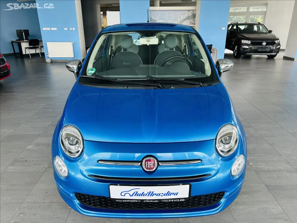 Fiat 500, 1,2 AUTOMAT,SERVISKA,MIRROR - fotka 2