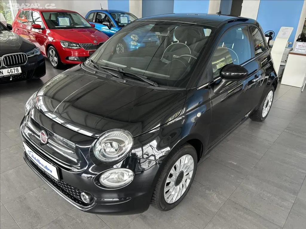 Fiat 500, 1,2 LOUNGE,KLIMA,SERVISKA - fotka 3