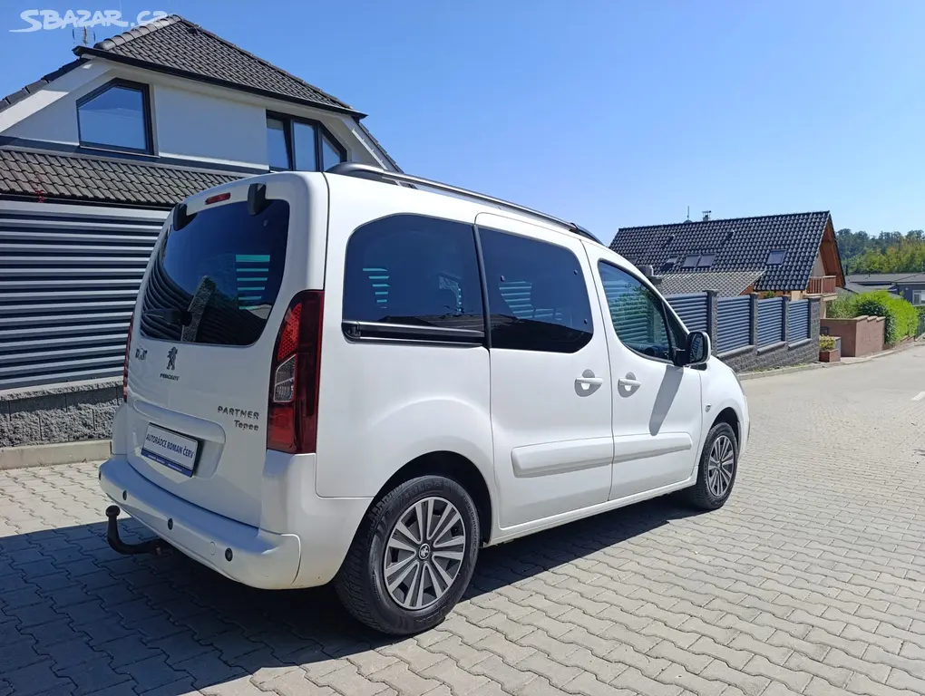 Peugeot Partner Tepee,2017,ČR,serv.k,1.6VTi,záruka - fotka 3