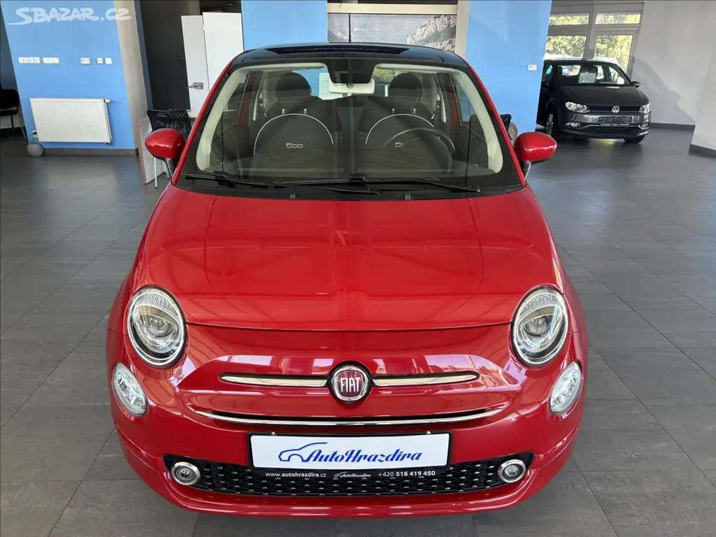 Fiat 500, 1,2 LOUNGE,SERVISKA,PANORAMA - fotka 2