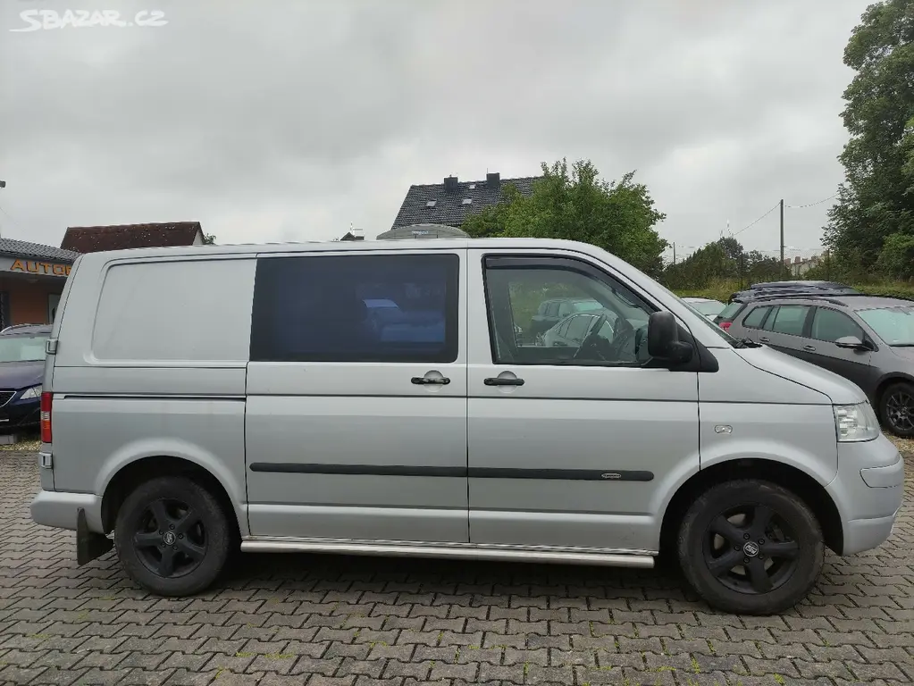 VW TRANSPORTER T5 1.9TDi ,OBYTNÁ VESTAVBA,B. STAN - fotka 4