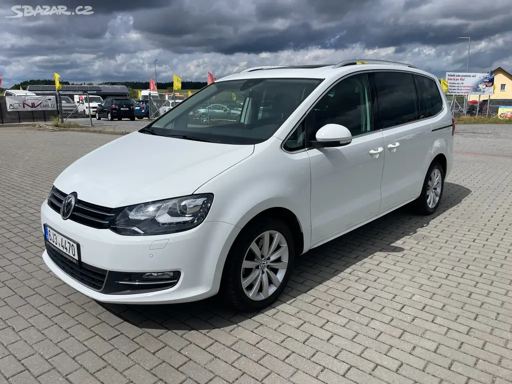 VW SHARAN 2,0TDi Highline LED Radar CZ DPH 1maj 18