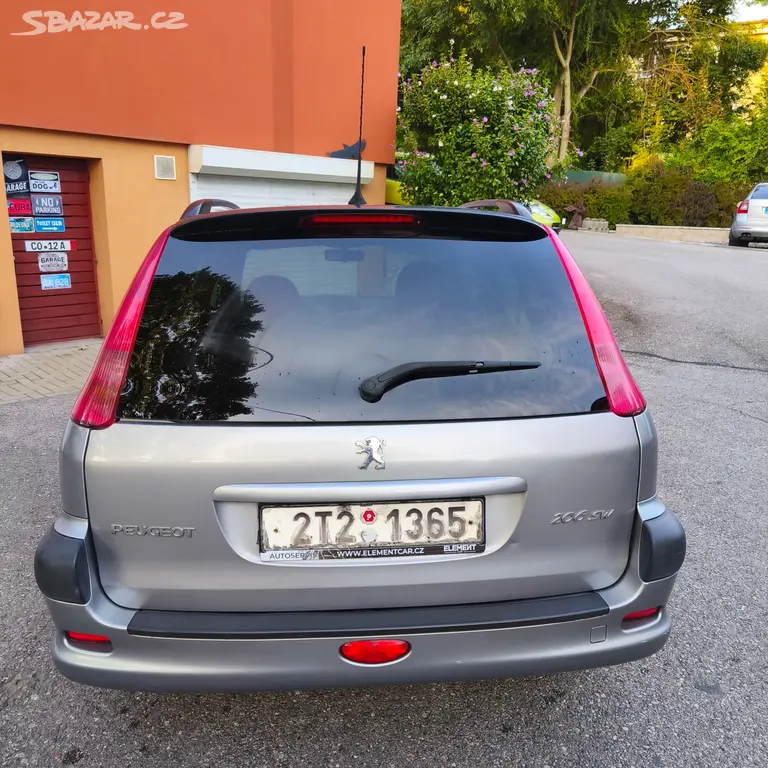 Peugeot 206 SW 1.4i 55kw, poctivých 201tkm, klima - fotka 5