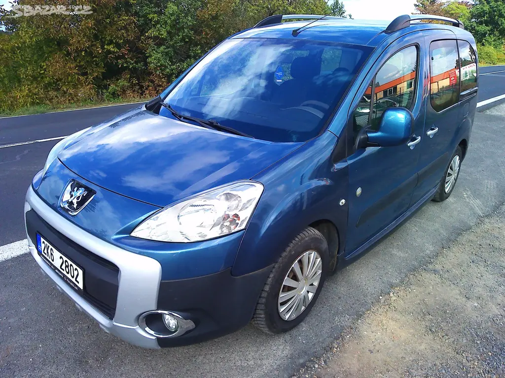 Peugeot Partner Tepee, 1.6 HDi, 66 kW, klima, 2x kola