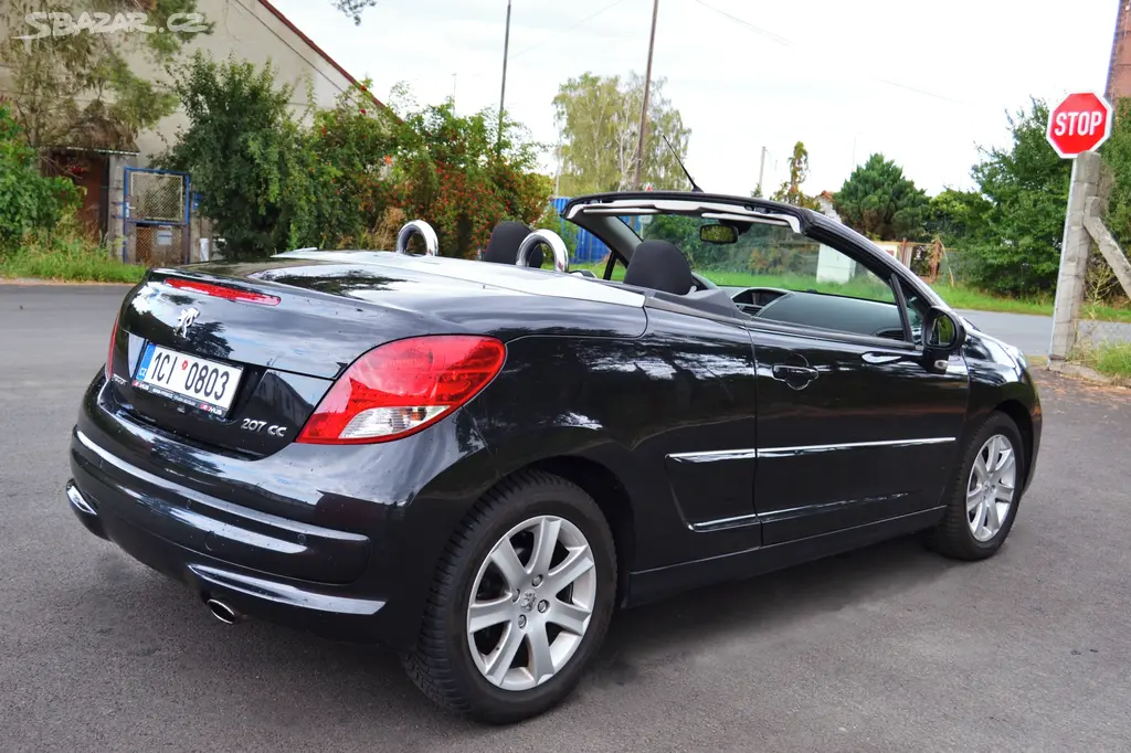 PEUGEOT 207 CC 1.6i 2010 KABRIOLET/MANUÁL/163TKM/ - fotka 4