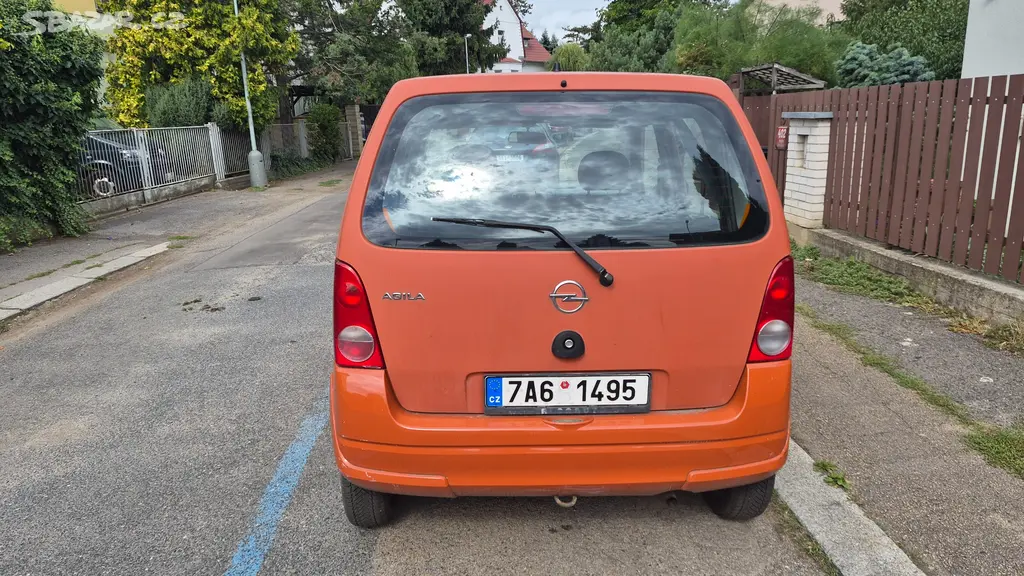 Opel Agila 1.0 12V, r. 2005, 81 t. km s klima, E4 - fotka 3