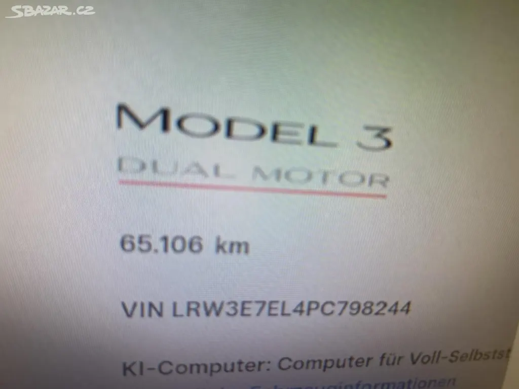 Tesla Model 3, PERFORMANCE 393kw SOH 93,6% - fotka 6