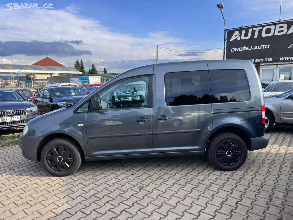 Volkswagen Caddy, 1,9 TDI 77 KW 2X ŠOUPAČKY STK - fotka 2