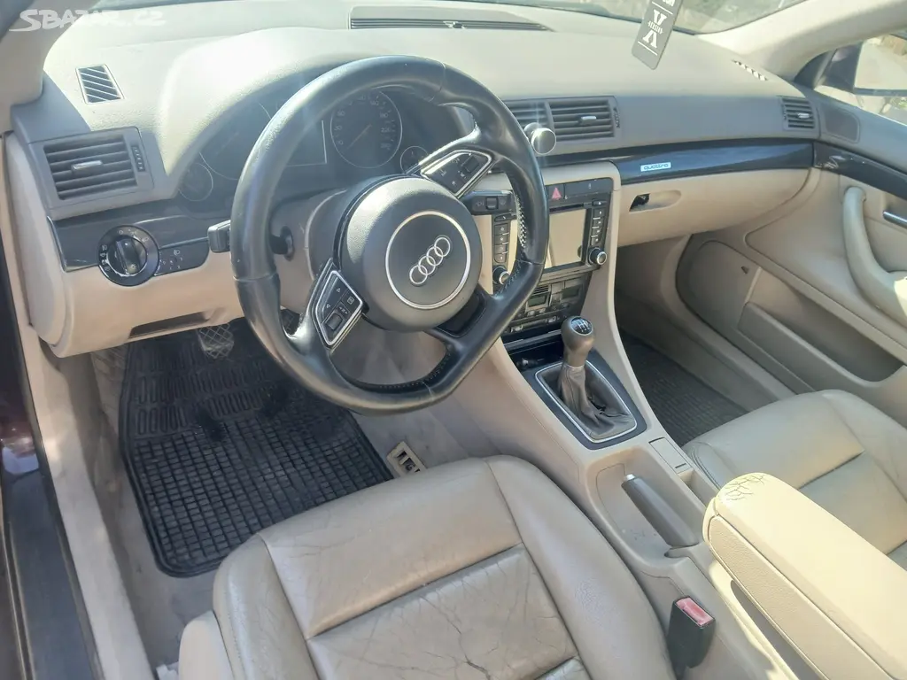 Audi A4 sedan 1.9Tdi, 74kW,Nová Česká STK,bez DPF - fotka 5