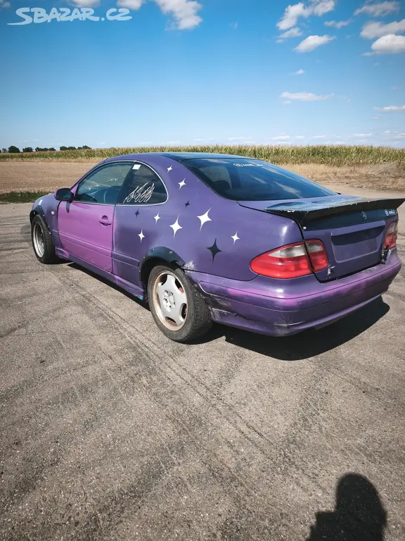 Driftový speciál Mercedes CLK w208 2.3 turbo - fotka 2