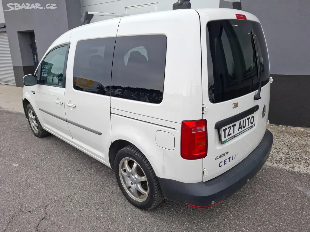 VW CADDY 2.0TDi 4x4 r.17, 195000km-DOLOŽENO 5 míst - fotka 4