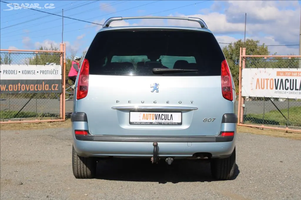 Peugeot 807, 2,2 HDi 1.maj., ČR, TAŽNÉ - fotka 6