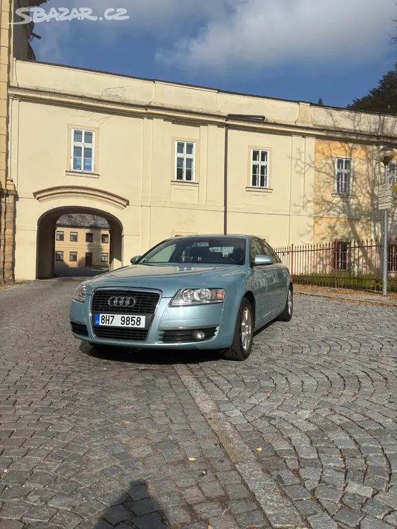 Audi A6 (C6), 2006, V6, 130KW, světle modrá
