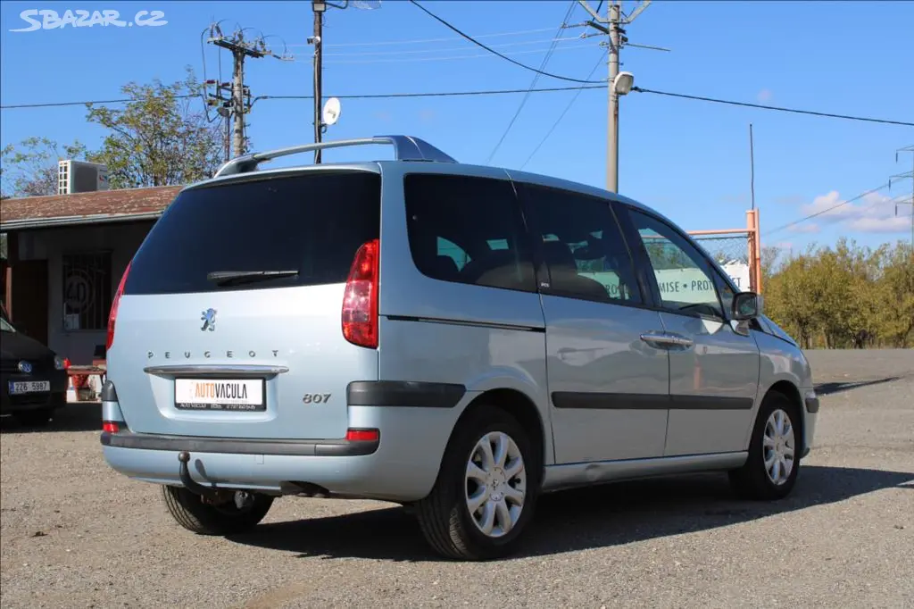 Peugeot 807, 2,2 HDi 1.maj., ČR, TAŽNÉ - fotka 5