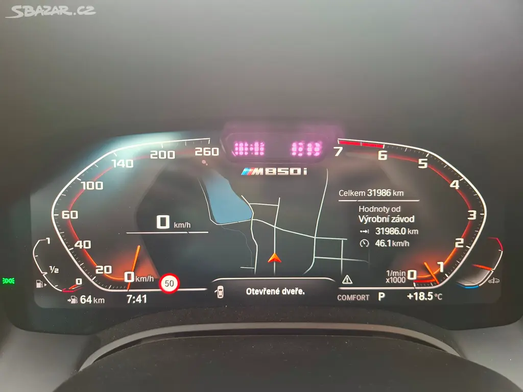 BMW M850i xDrive M PERFORMANCE LASER/ODVET/MSPORT - fotka 5